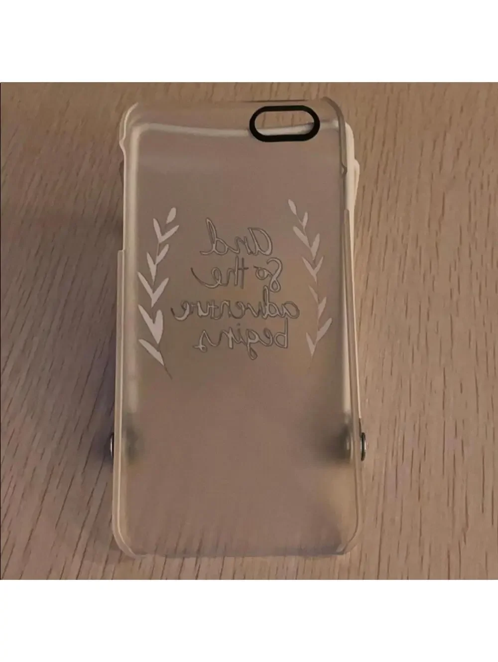 iPhone 6 Plus frosted snap on case